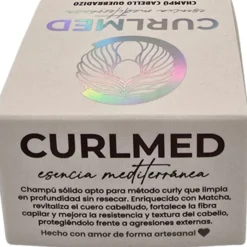 Curlmed Champú Sólido Cabello Quebradizo Té Matcha 80g