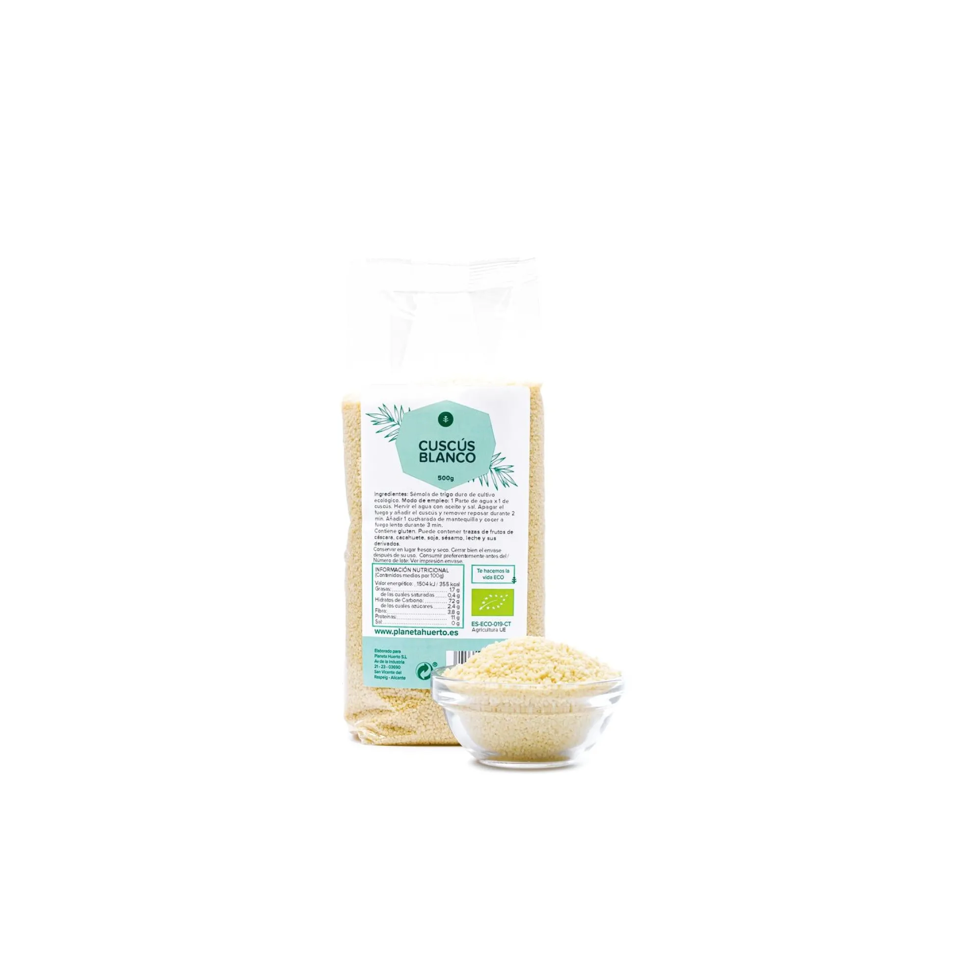 Cuscús blanco ECO Planeta Huerto 500 g