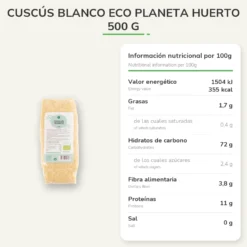 Cuscús blanco ECO Planeta Huerto 500 g