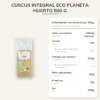 Cuscus integral ECO Planeta Huerto 500 g