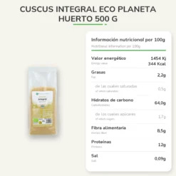 Cuscus integral ECO Planeta Huerto 500 g
