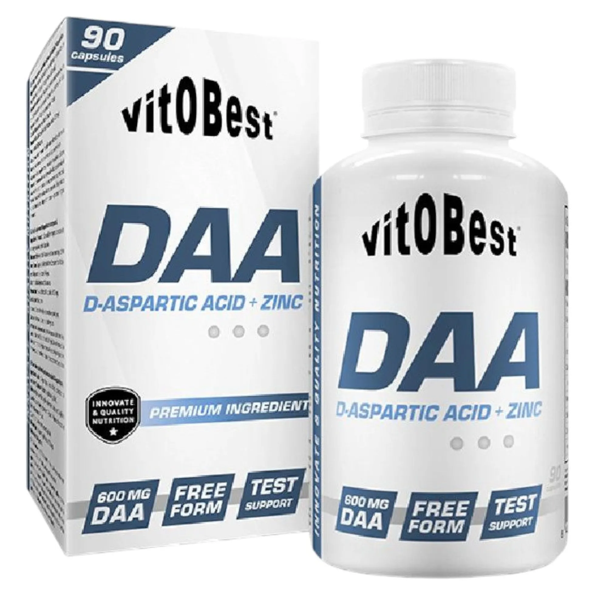 Daa D-aspartic Acid + Zinc 90 Caps