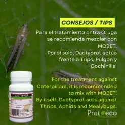 Dactyprot Prot-eco 100 Ml – Insecticida Ecológico Eficaz Contra Orugas, Cochinilla Y Otros Insectos