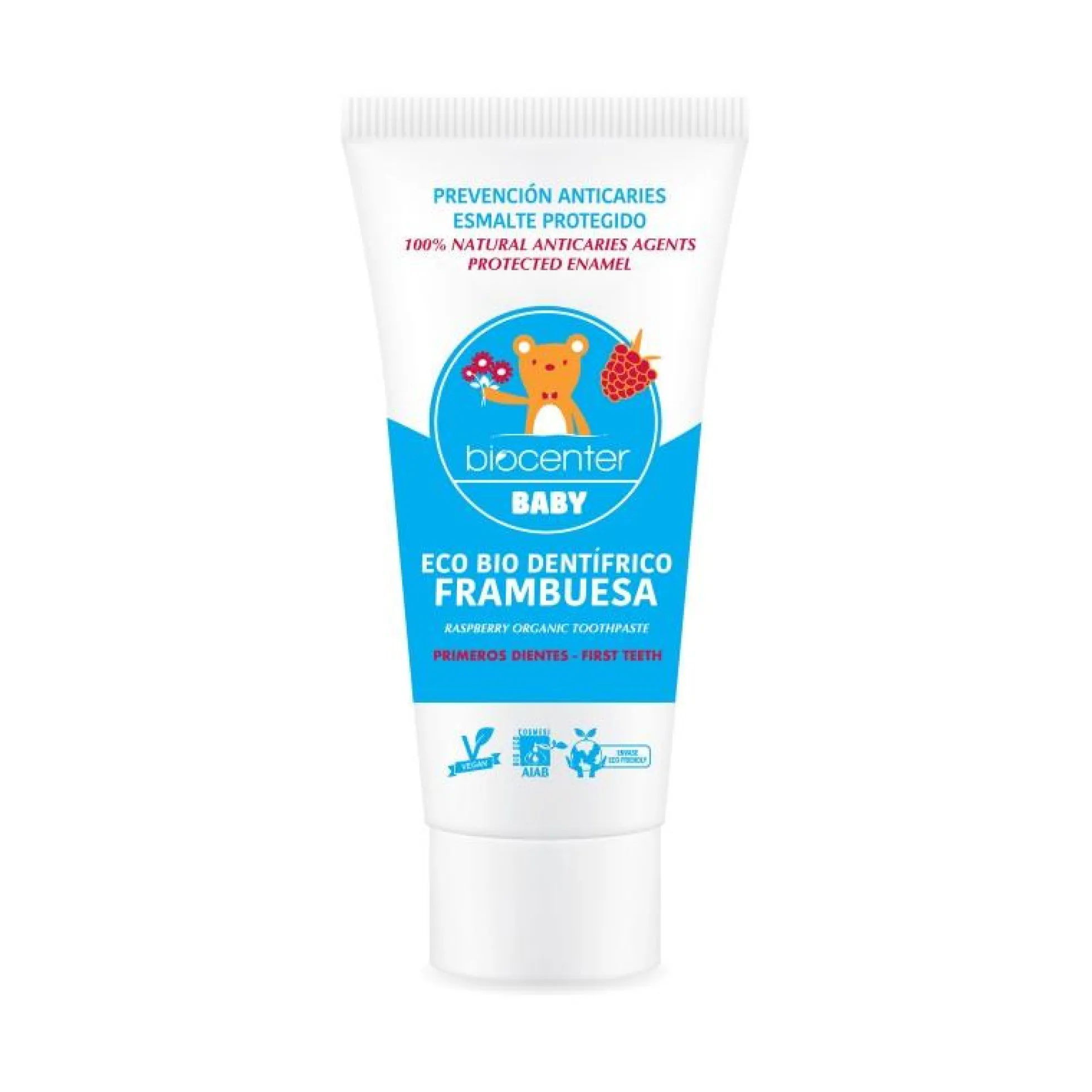 Dentífrico Bio Baby Frambuesa ECOFRIENDLY