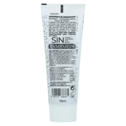 Dentífrico con Carbón Activo y MentaBlanqueador Bio NaturaBio 75 ml