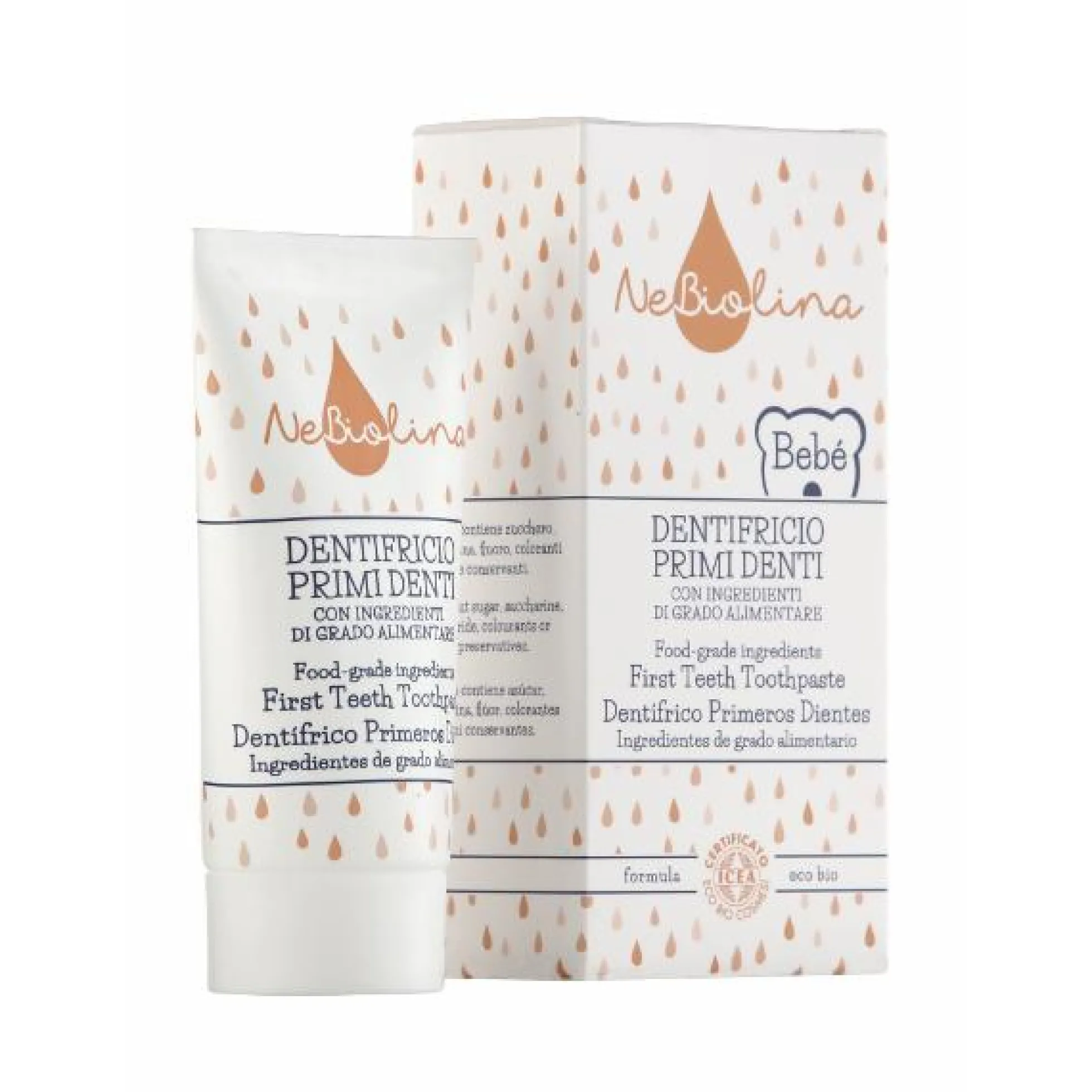Dentífrico mi primera pasta de dientes Nebiolina, 50 ml