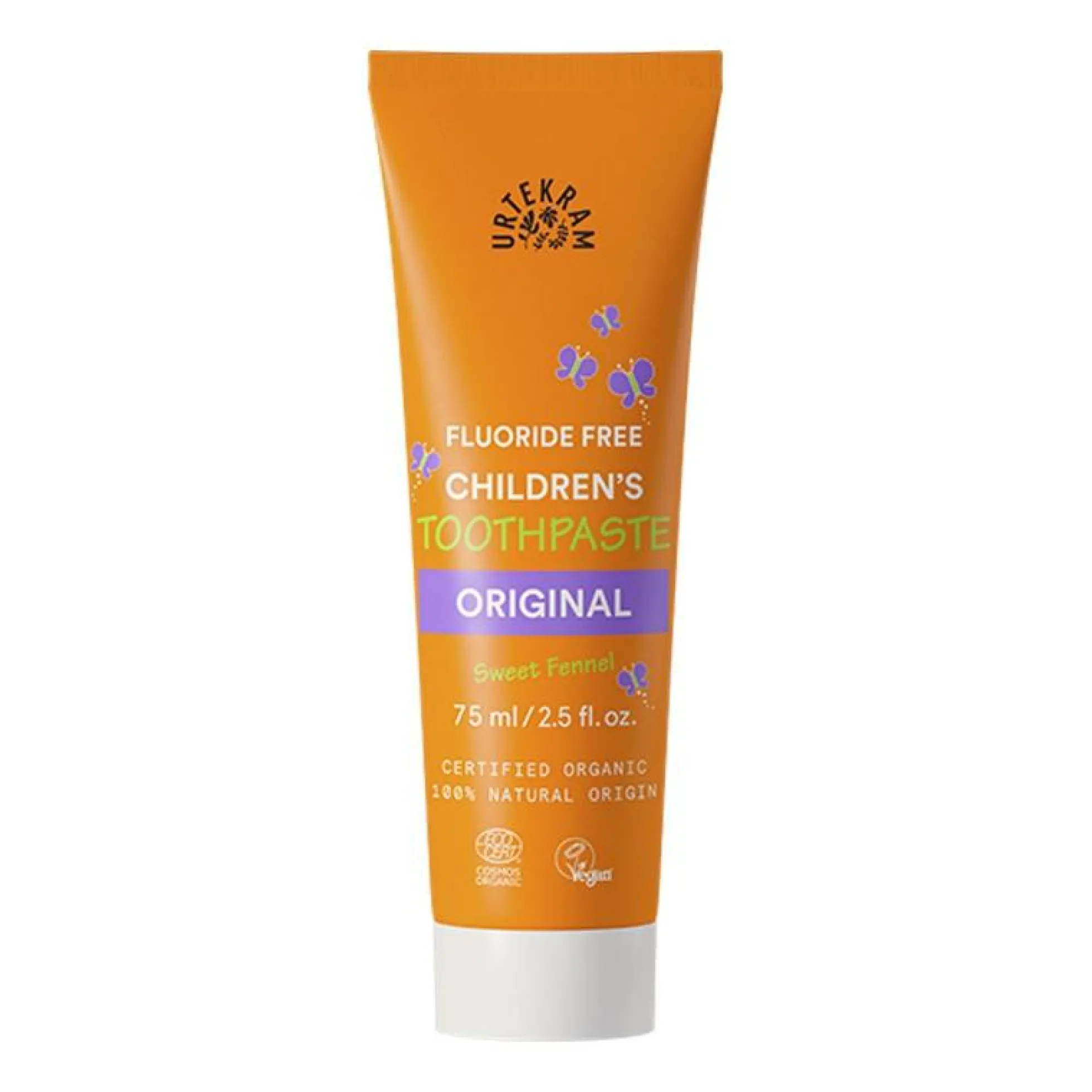 Dentífrico para Niños Sin flúor Original Urtekram 75 ml