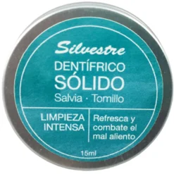 Dentífrico Solido Salvia Tomillo 15ml Verde Silvestre