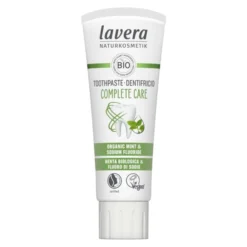 Dentifrico cuidado completo con fluor menta BIO & fluoruro de sodio, Lavera 75 ml