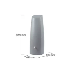 Depósito decorativo y práctico Elegance gris Graf 400 L