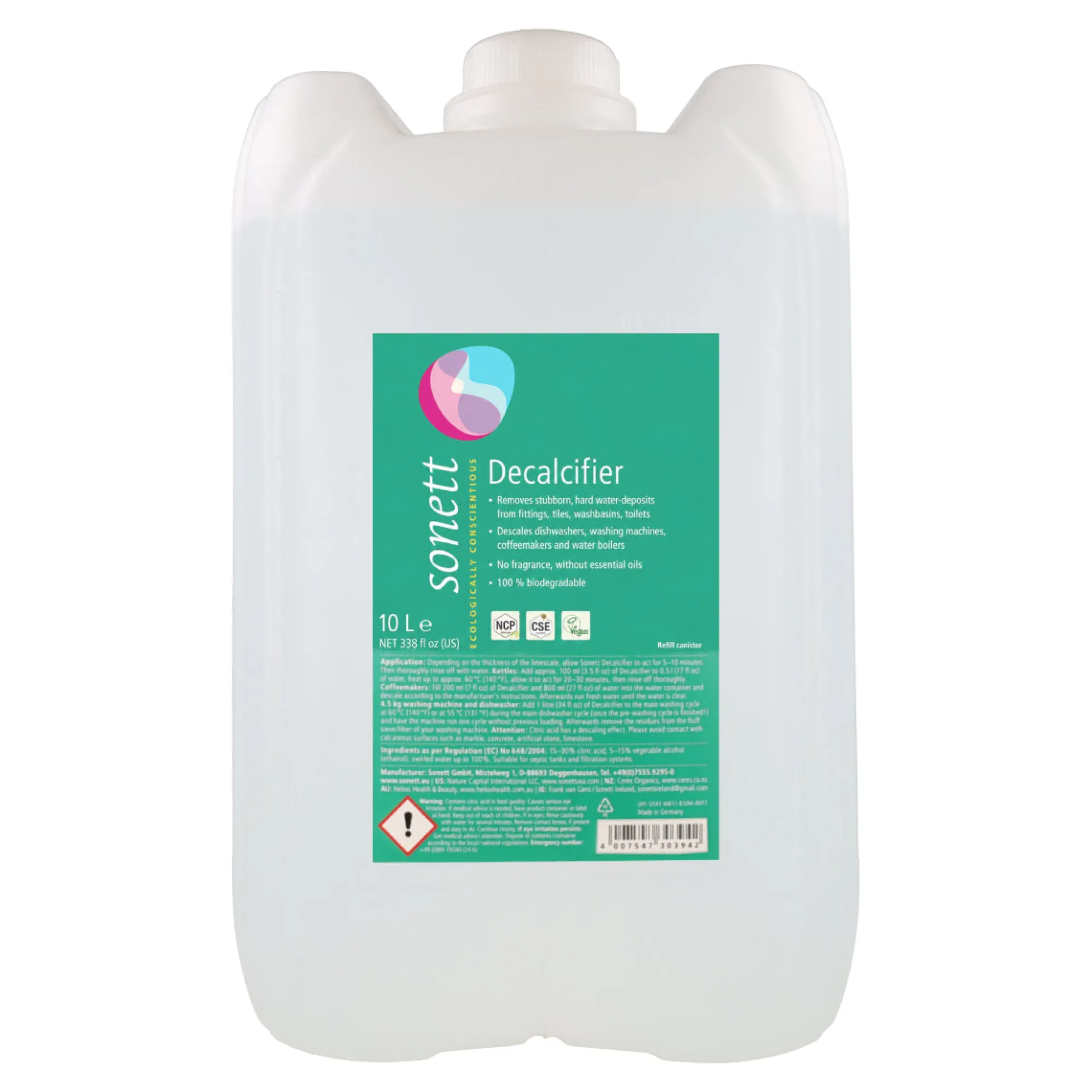 Descalcificador Sonett 10L