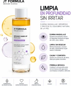 Desmaquillante Bifásico, Sin Fragancia