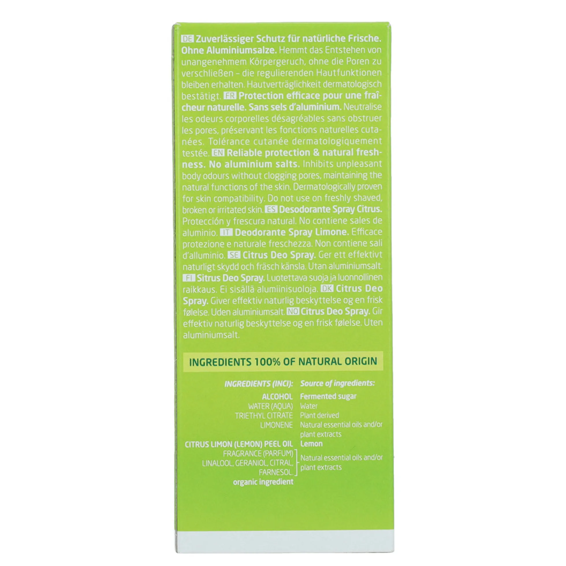 Desodorante de Citrus Weleda 100 ml