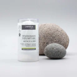 Desodorante Natural de Alumbre Stick Labnatur Bio 120 g | Control del Mal Olor | Sin Alcohol | Piel Sensible | Vegano