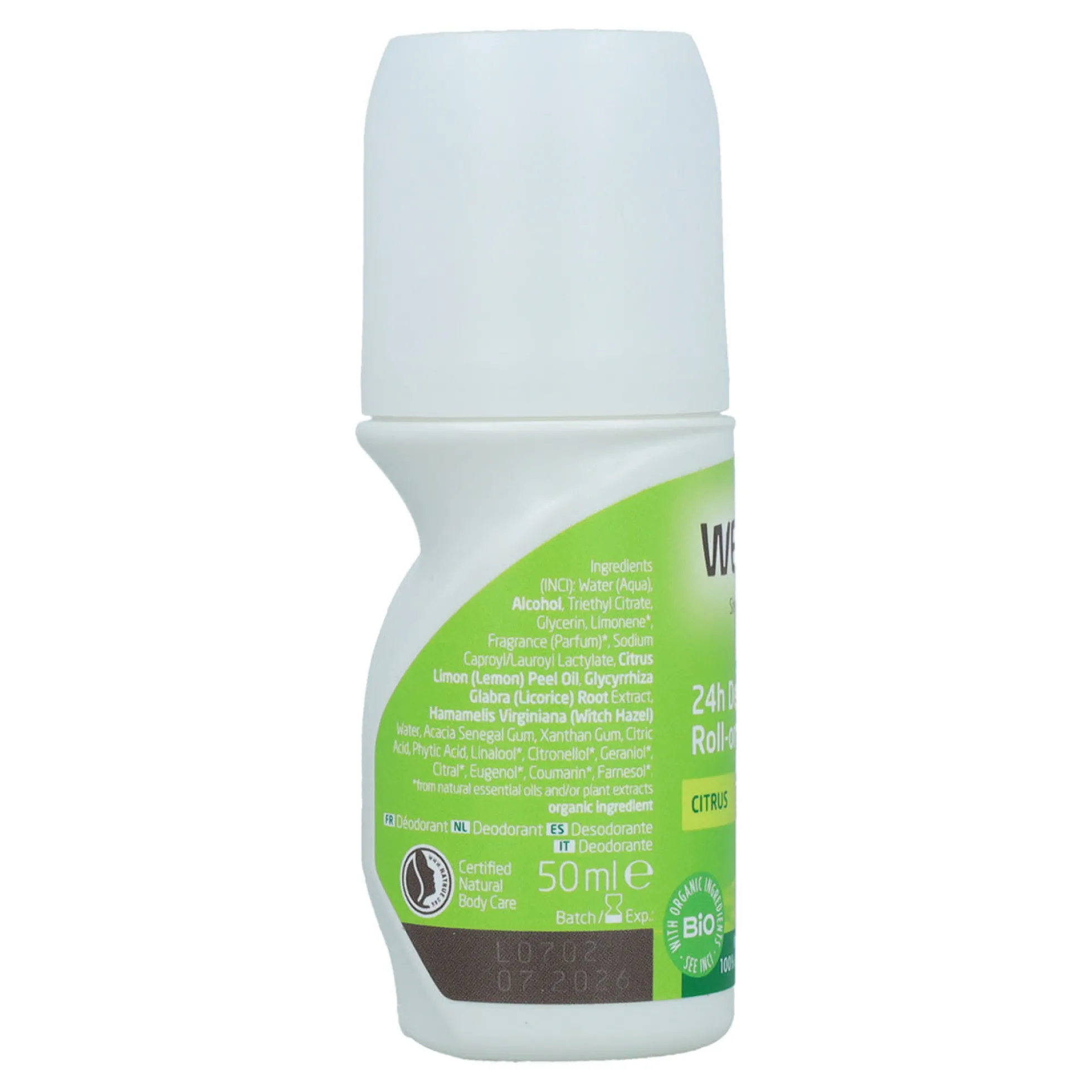 Desodorante Roll-On Citrus Weleda 50 ml