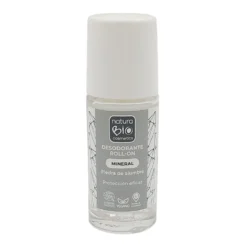 Desodorante Roll-On Mineral Sin Perfume, NATURABIO, 50 ml