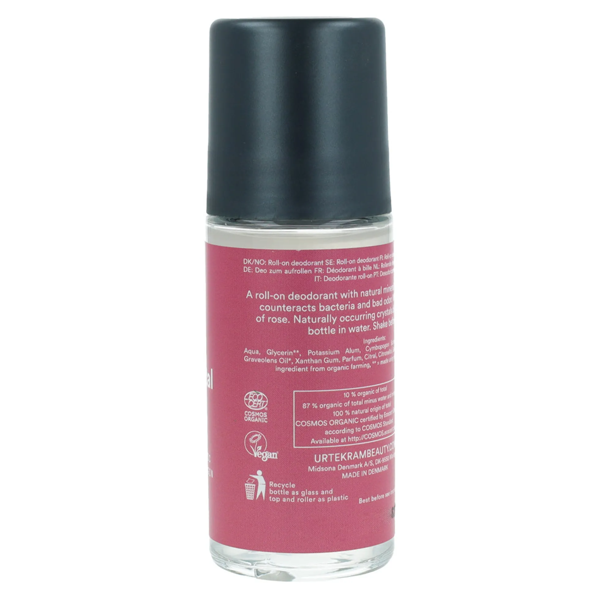 Desodorante Roll-On Rosas Urtekram 50 ml