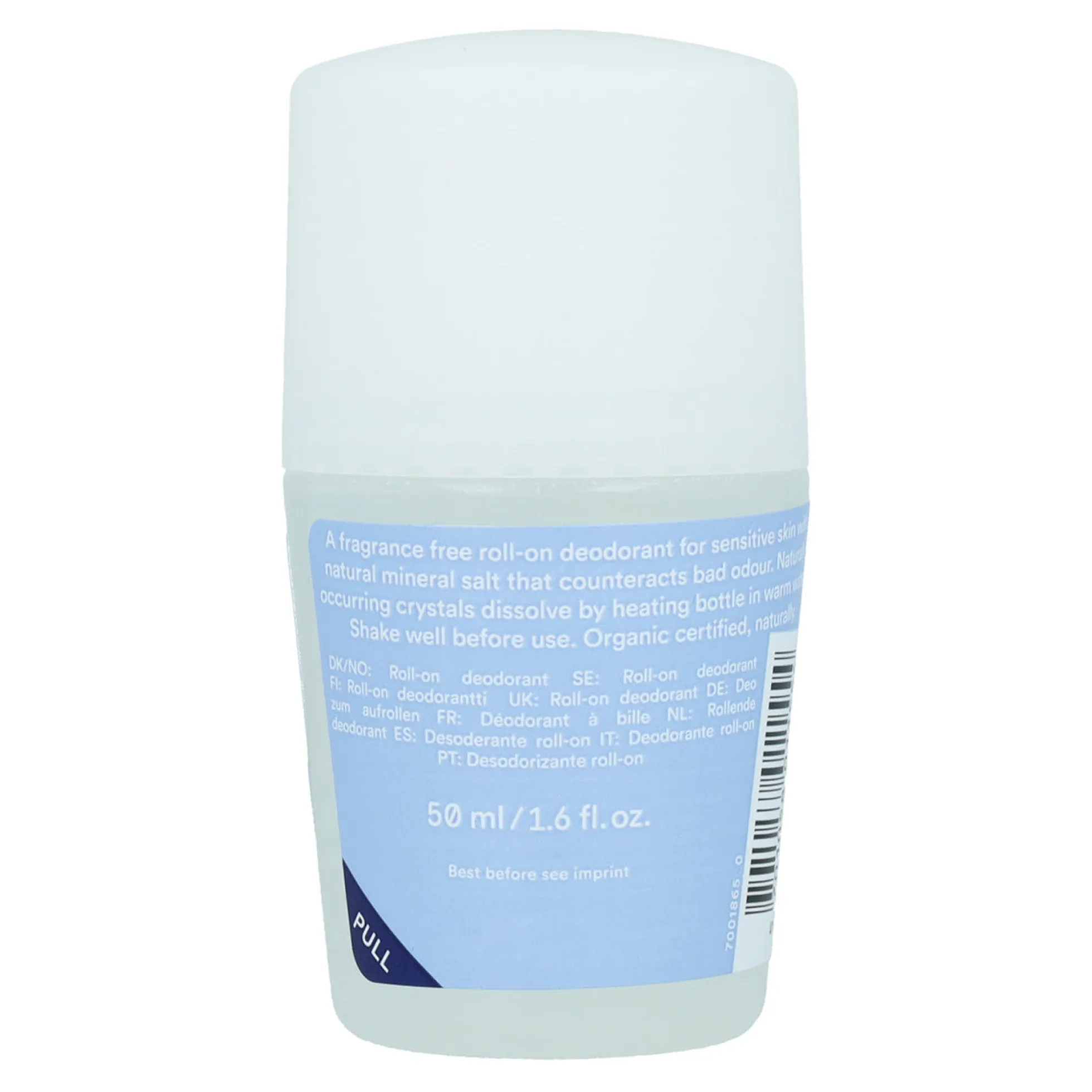 Desodorante roll-on Sin Fragancia Urtekram 50 ml
