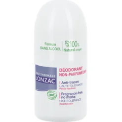 Desodorante Roll-On Sin Perfume Alta Tolerancia 24Horas JONZAC 50 ml