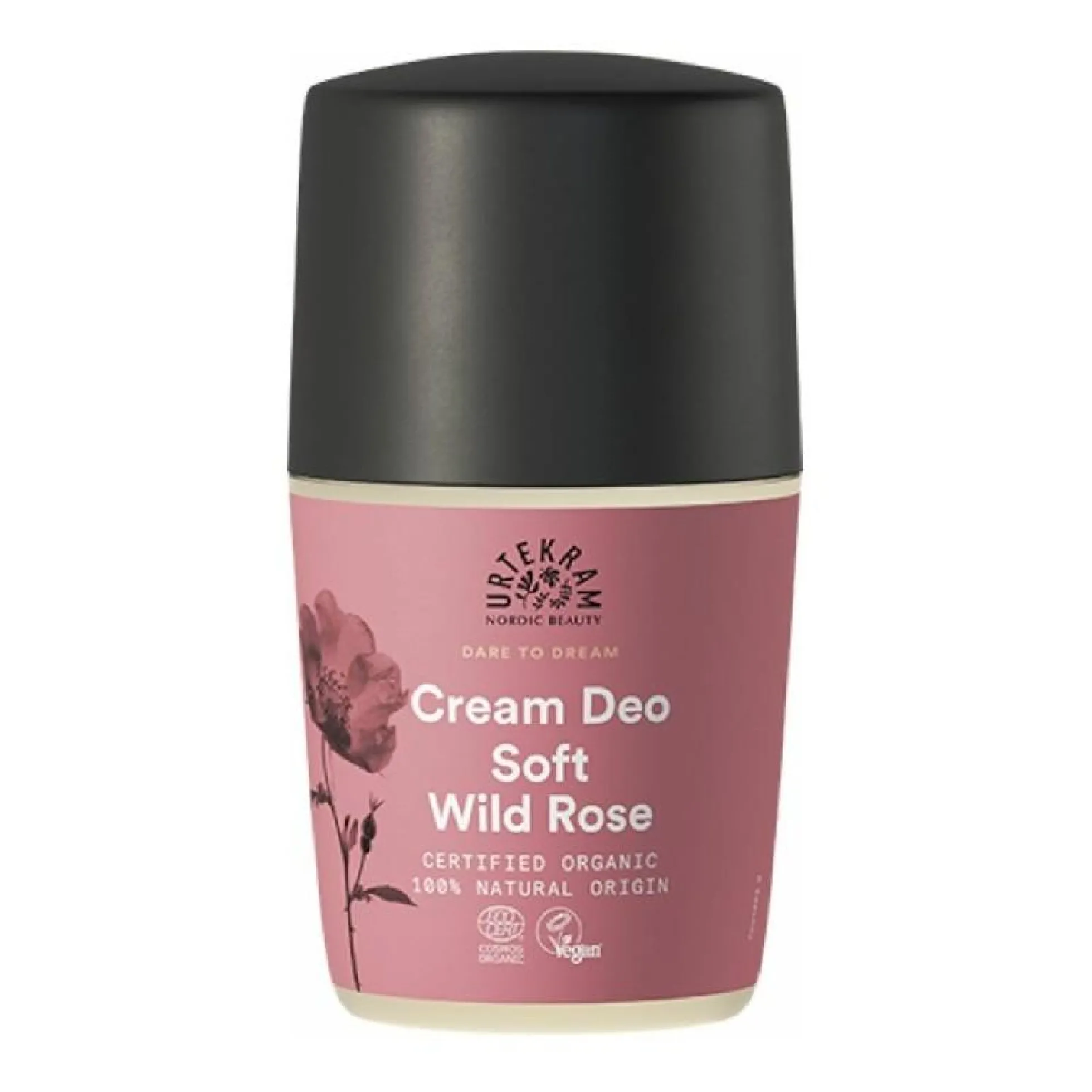 Desodorante Roll-On Soft Wild Rose Urtekram 50 ml