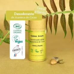 Desodorante sólido de cidra y bambú Comme Avant 60 g