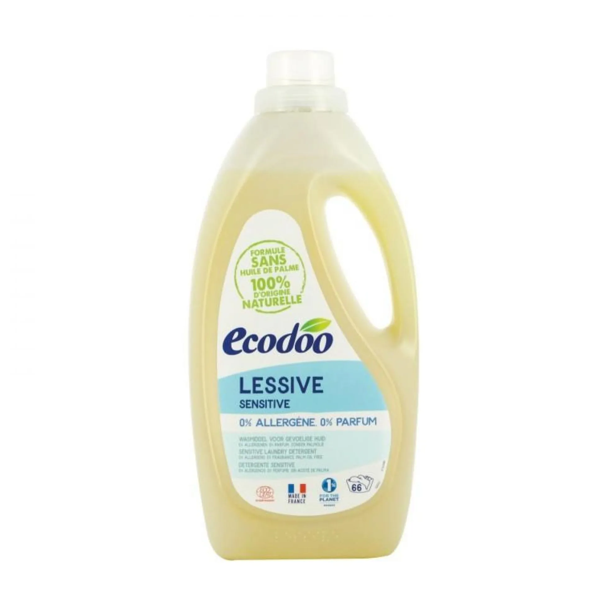 Detergente Hipoalergénico Sensitive 0% perfume Ecodoo 2 L