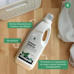 Detergente Líquido Ropa ECO Sín PerfumePlaneta Huerto 1,5 Litros