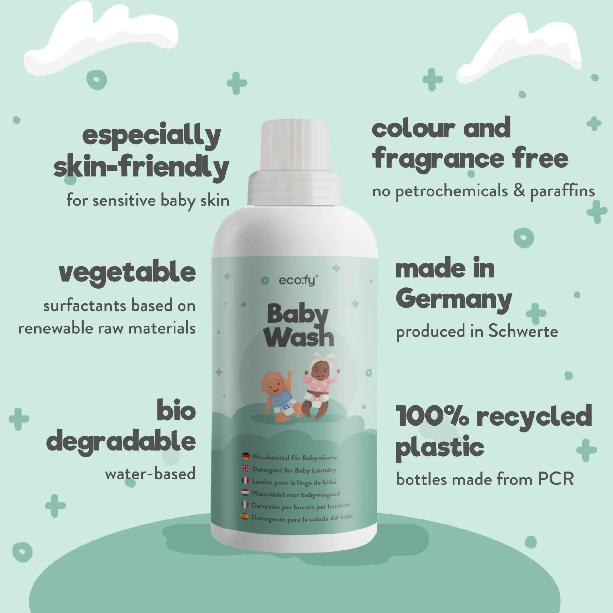 Detergente Para La Colada Del Bebé - Eco:fy - 5 L
