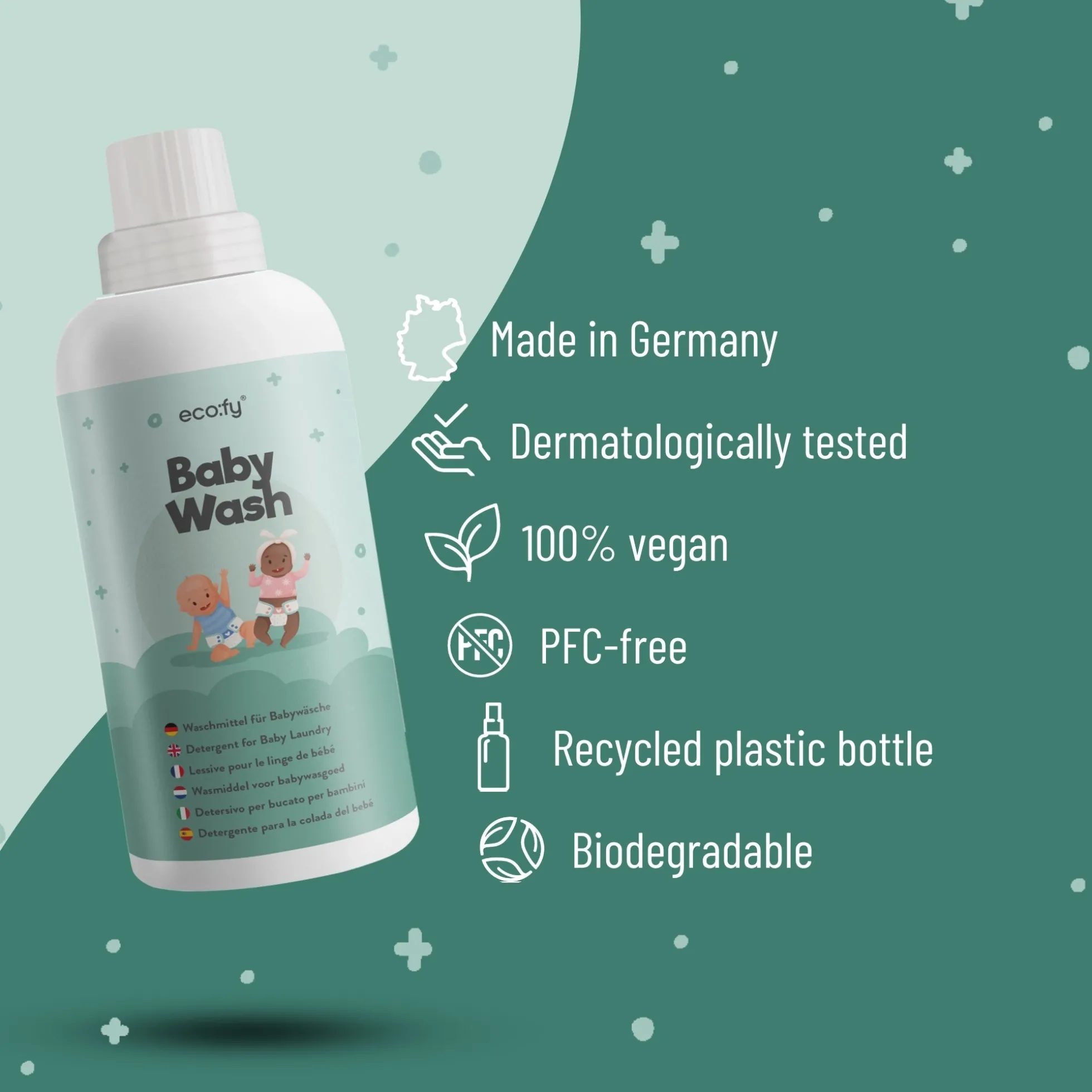 Detergente Para La Colada Del Bebé - Eco:fy - 5 L