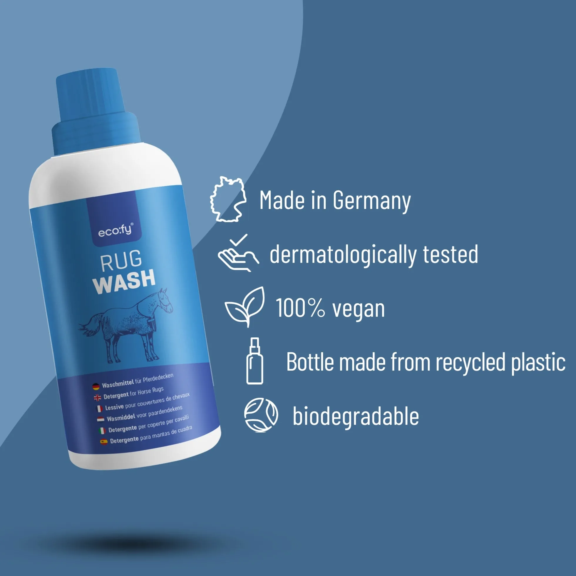 Detergente Para Mantas De Cuadra - Eco:fy - 10 L