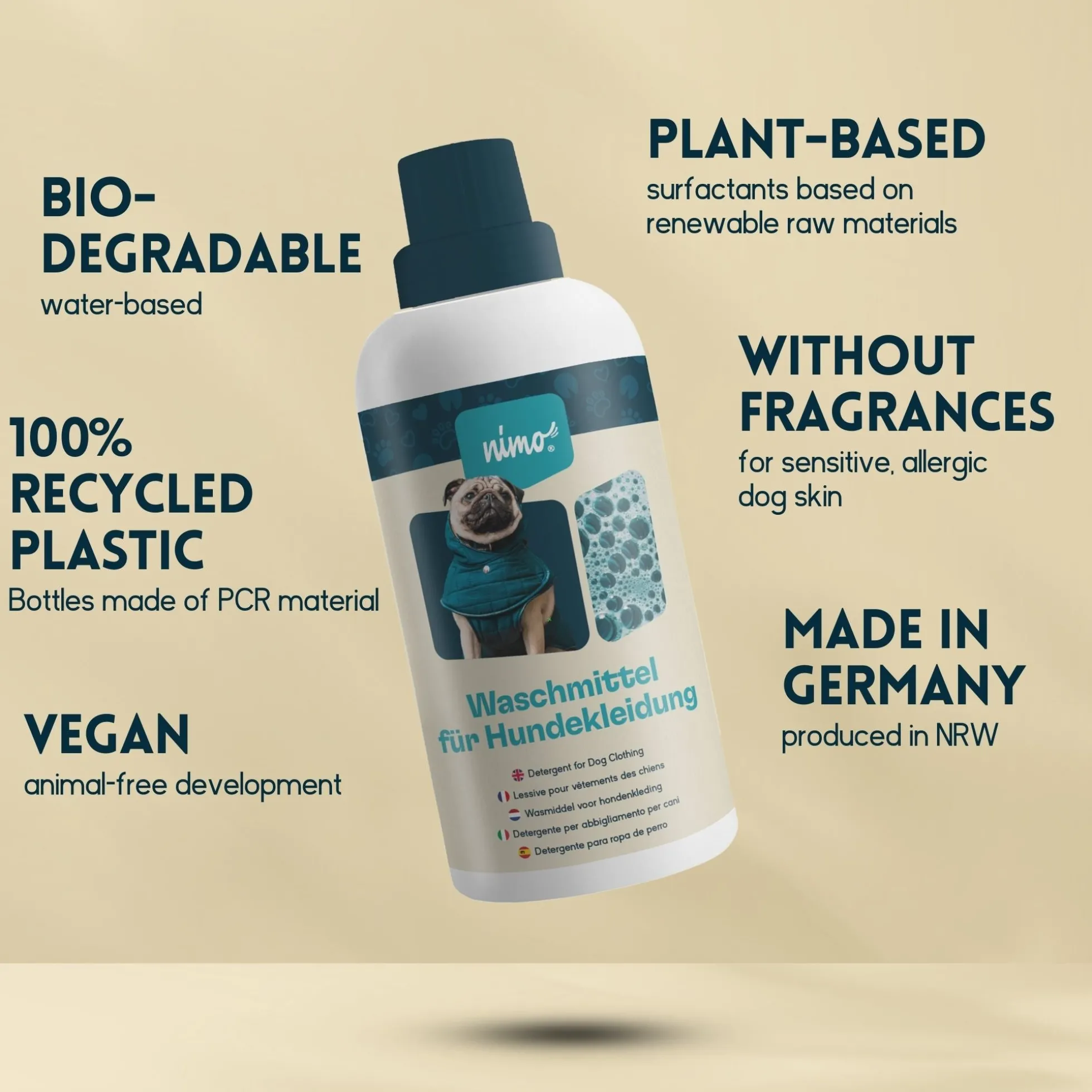 Detergente Para Ropa De Perro - Nimo - 500 Ml
