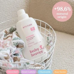 Detergente para ropa néctar de pera Baby Leaves 35 lavados