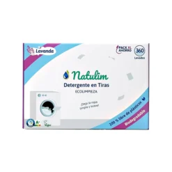 Detergente Tira Natulim Lavanda 360 lavados