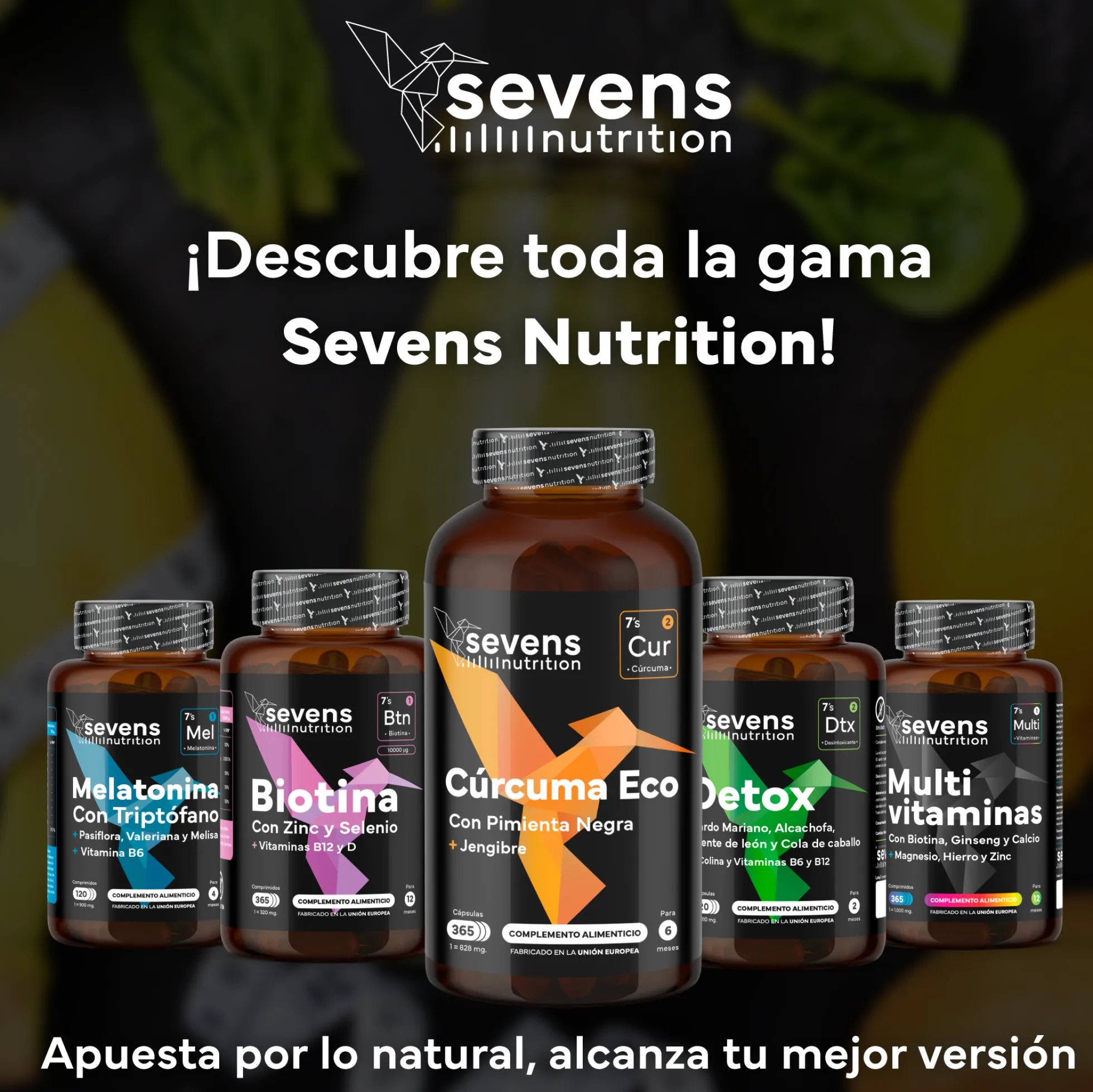 Detox Natural Con Cardo Mariano + Cúrcuma Eco. Sevens Nutrition. Detox Hepático, Digestivo Y Antiinflamatorio Natural
