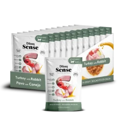 Dibaq Sense Bocaditos En Salsa Pavo Con Conejo, 12 Unidades X 100gr