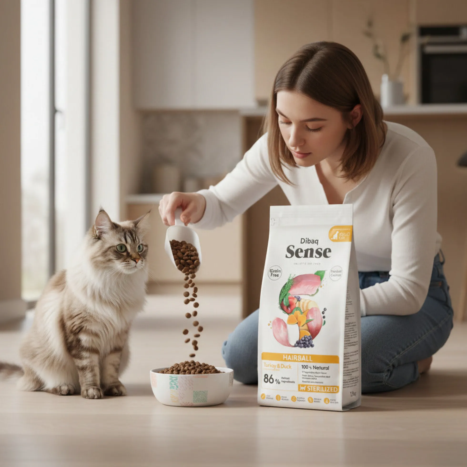 Dibaq Sense Grain Free Hairball 1,5 Kg