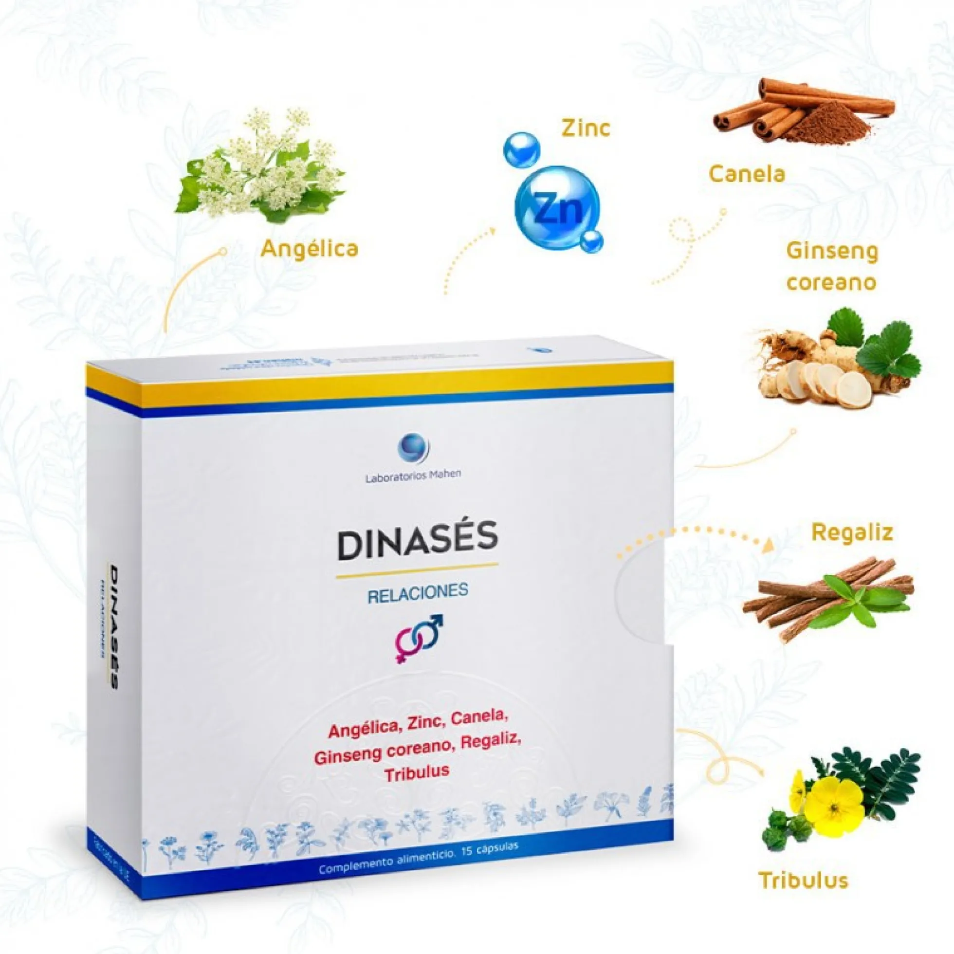 Dinases (relaciones) 15 Capsulas Mahen