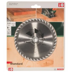 Disco estándar Bosch para sierra circular 140 x 20/12.7 mm 40 dientes