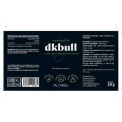 DKbull Vitaminas D3 + K2 Paleobull 60 caps