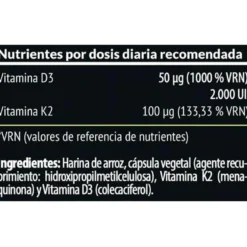 DKbull Vitaminas D3 + K2 Paleobull 60 caps