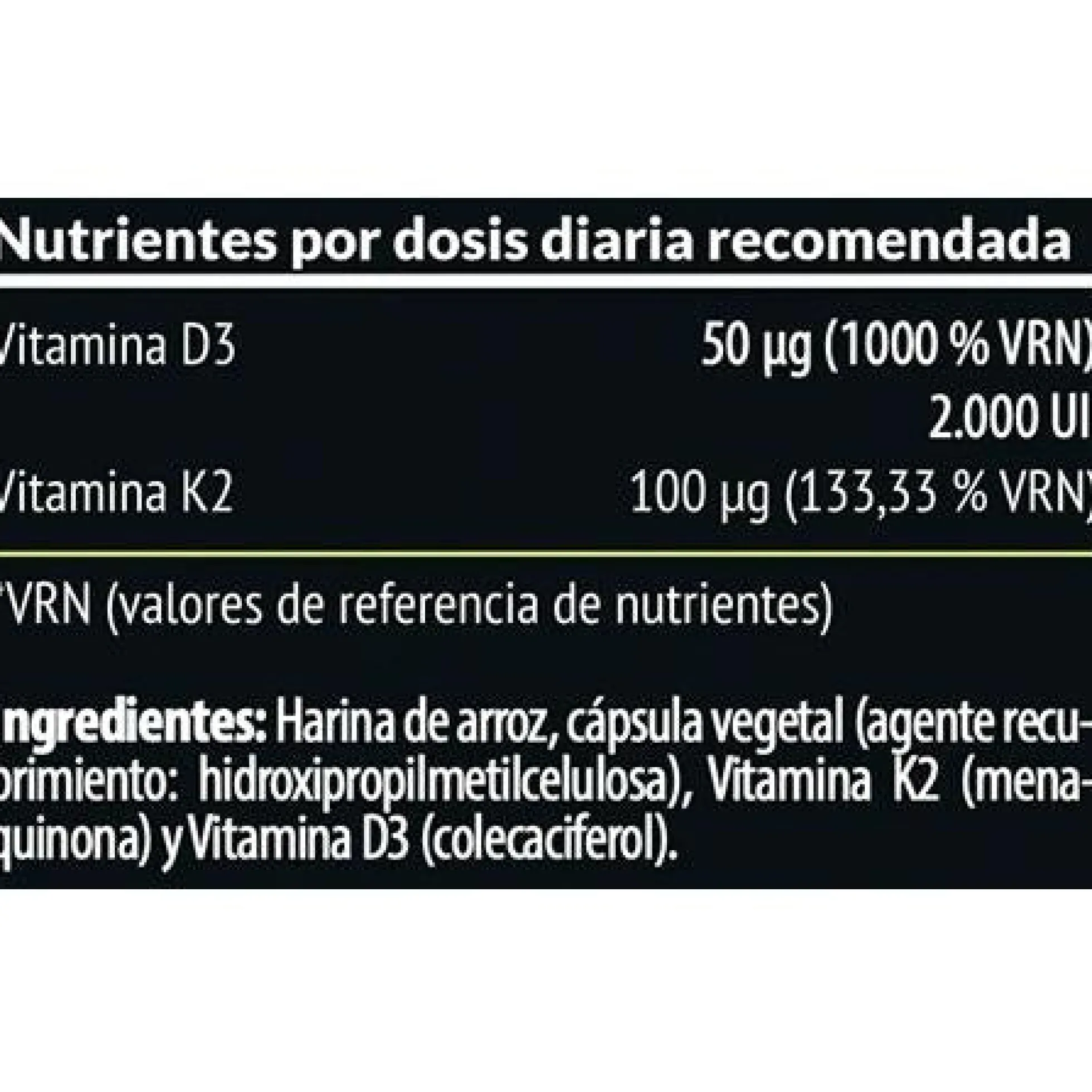 DKbull Vitaminas D3 + K2 Paleobull 60 caps