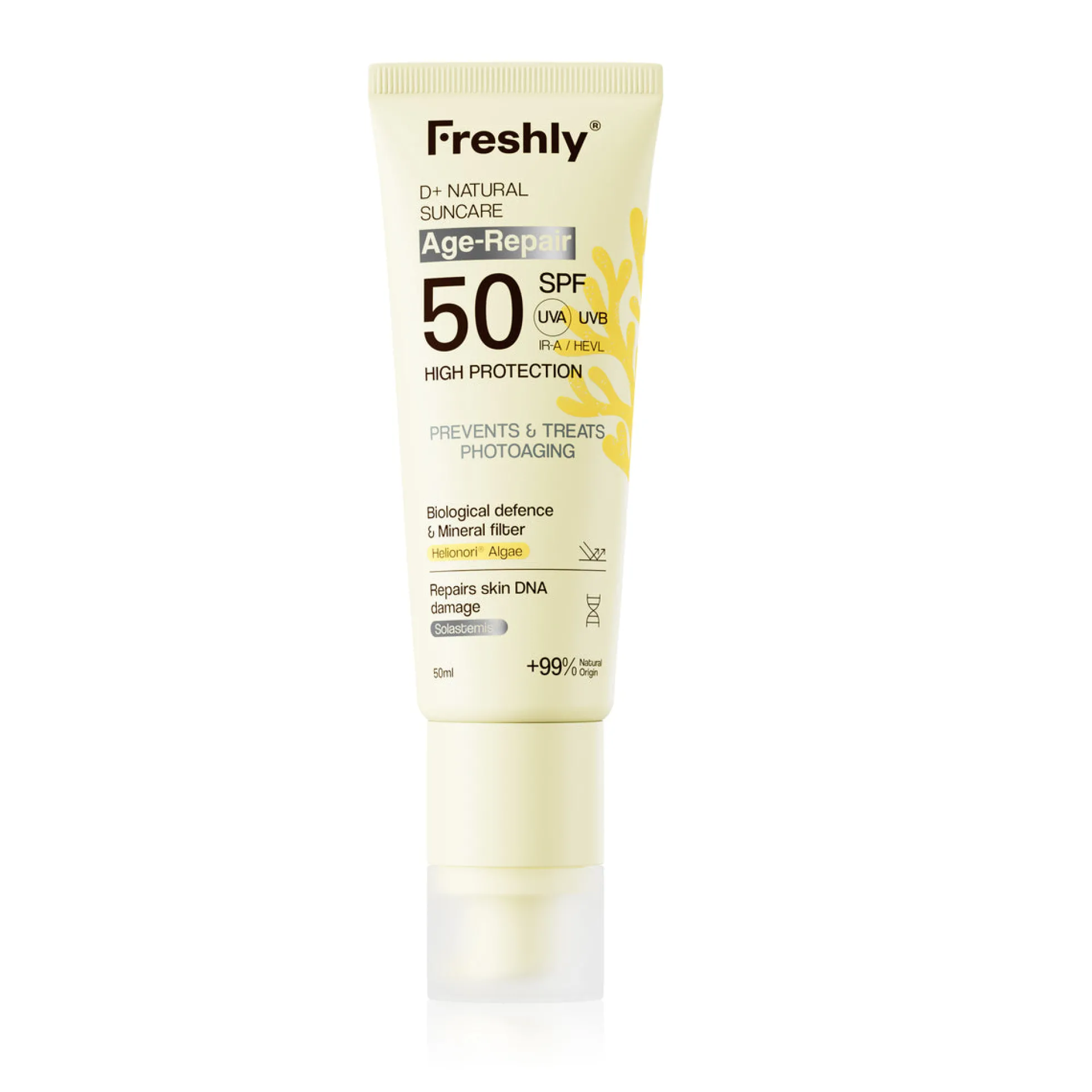 D+ Natural Suncare Age-Repair SPF50 Freshly Cosmetics 50ml