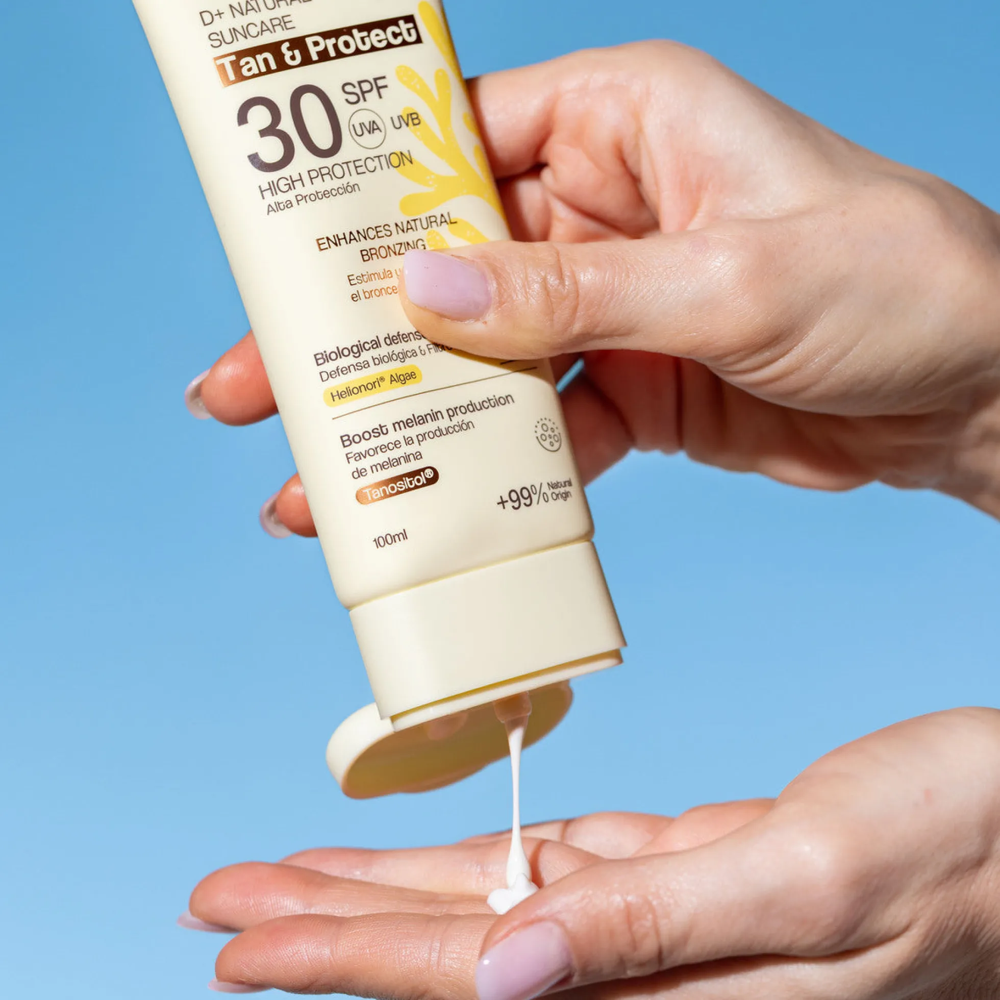D+ Natural Suncare Tan & Protect SPF30 100 ml