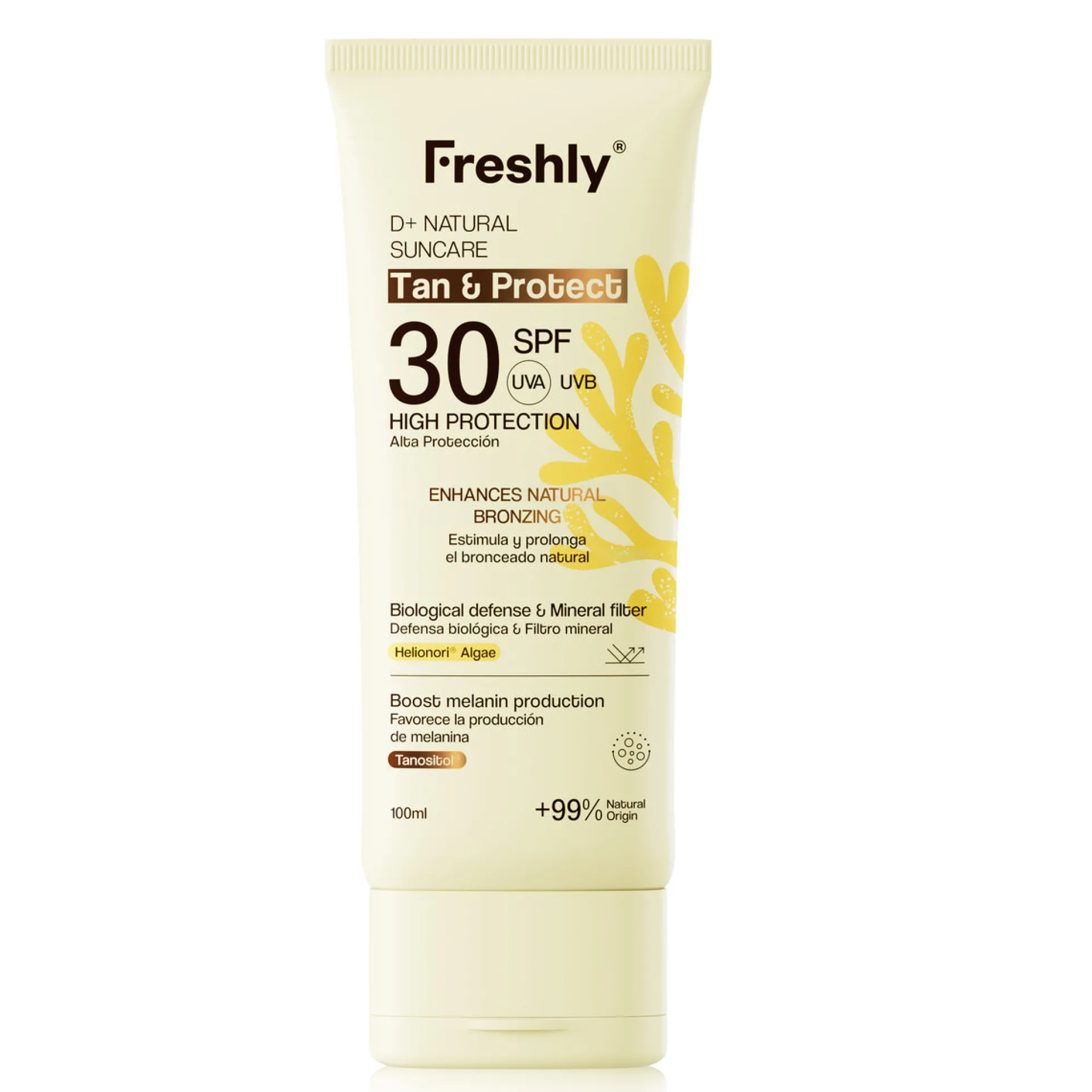 D+ Natural Suncare Tan & Protect SPF30 100 ml