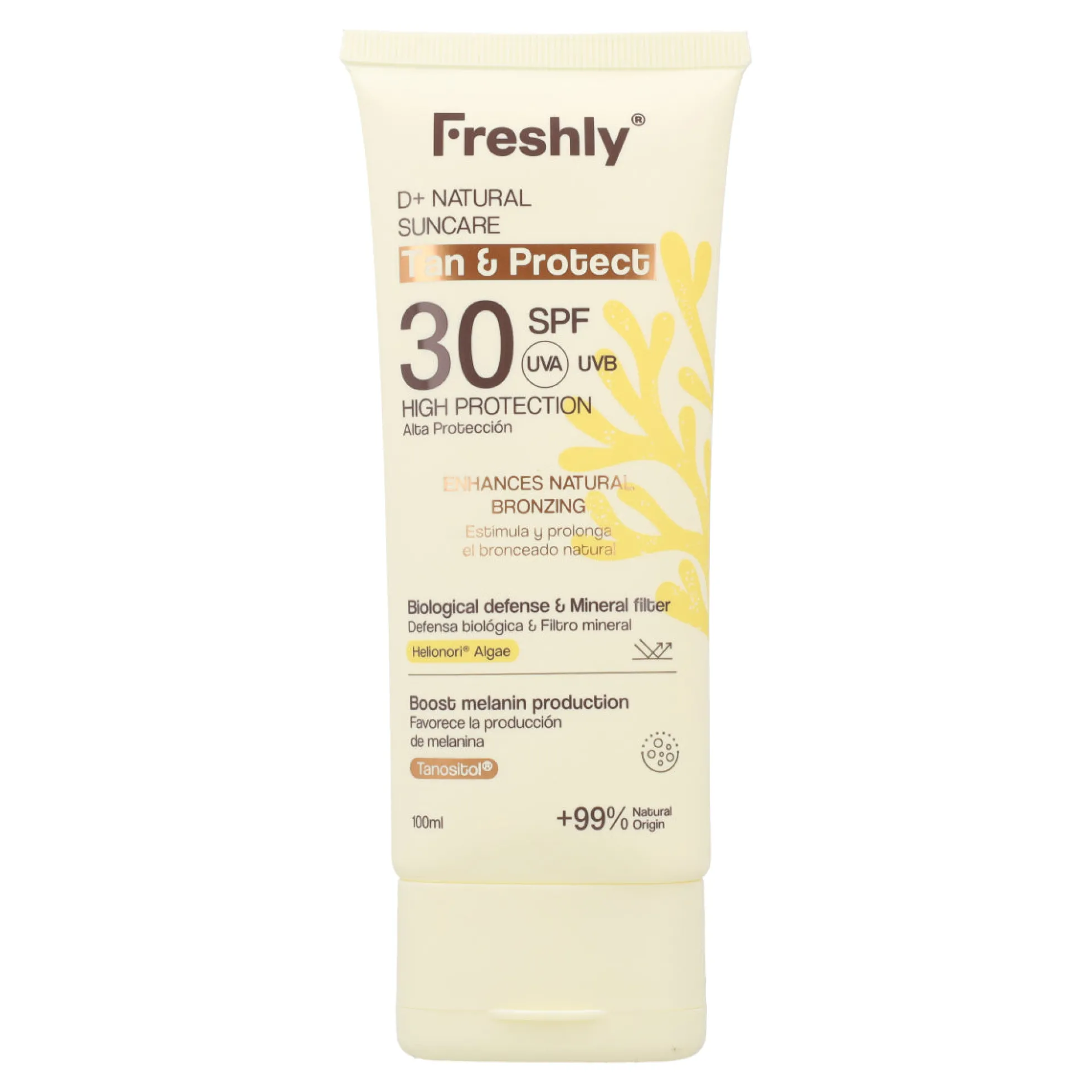 D+ Natural Suncare Tan & Protect SPF30 100 ml