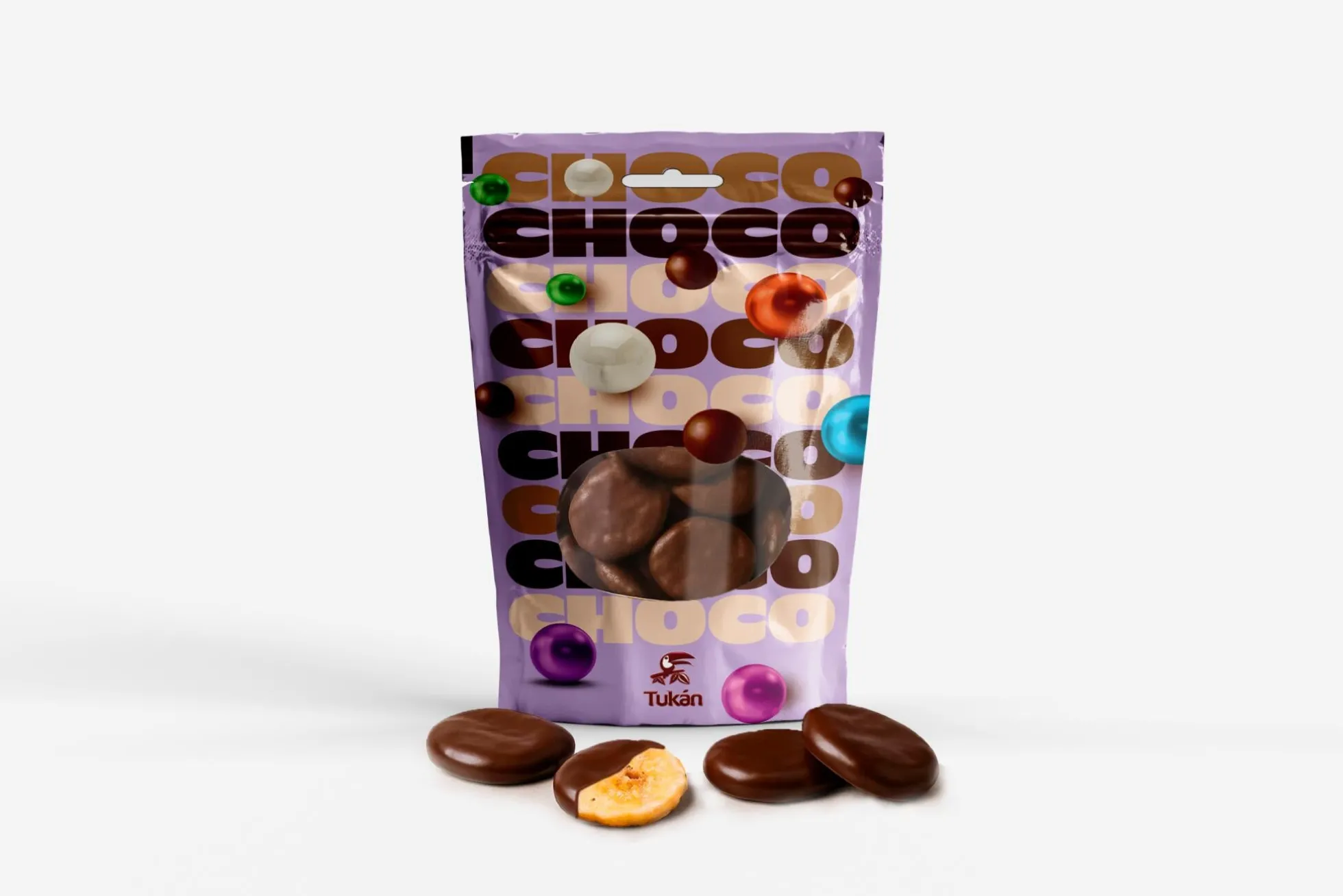 Doypack Bananas Chips Chocolate Leche 140g