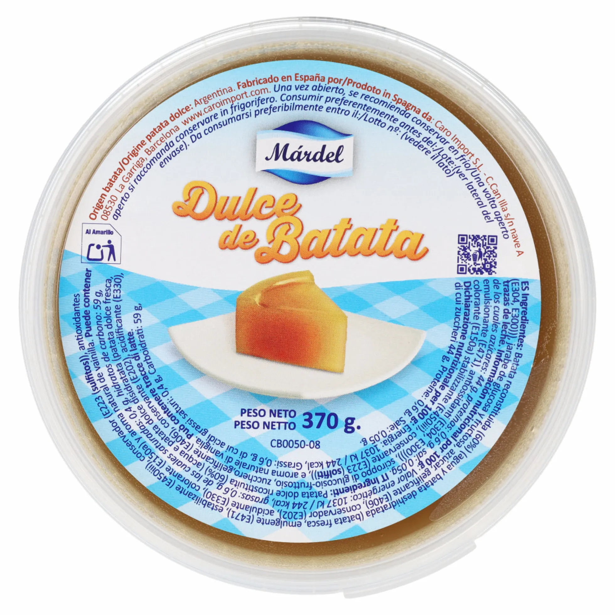 Dulce de Batata Márdel 370g