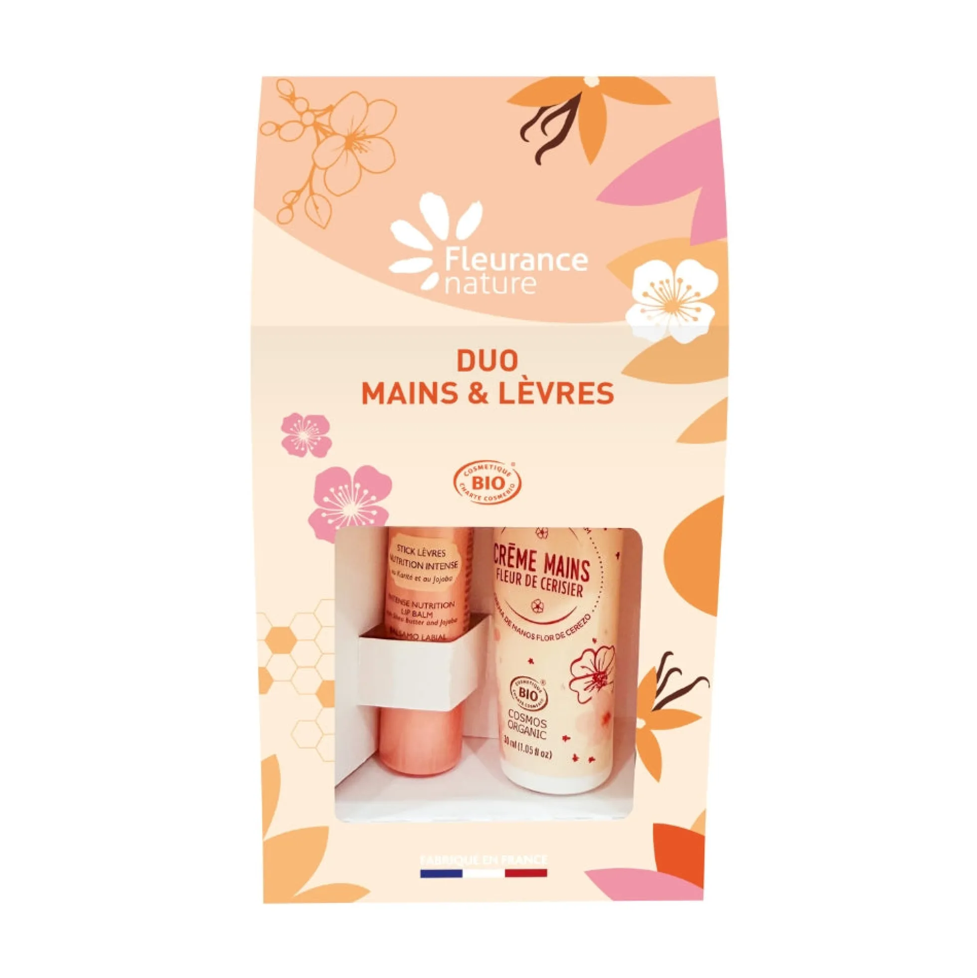 Duo Stick Labios 4g + Crema Manos Flor De Cerezo 30ml