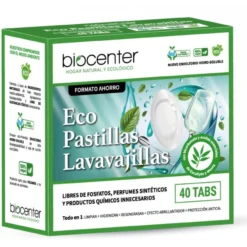 Eco pastillas para lavavajillas, Biocenter, 40 pastillas