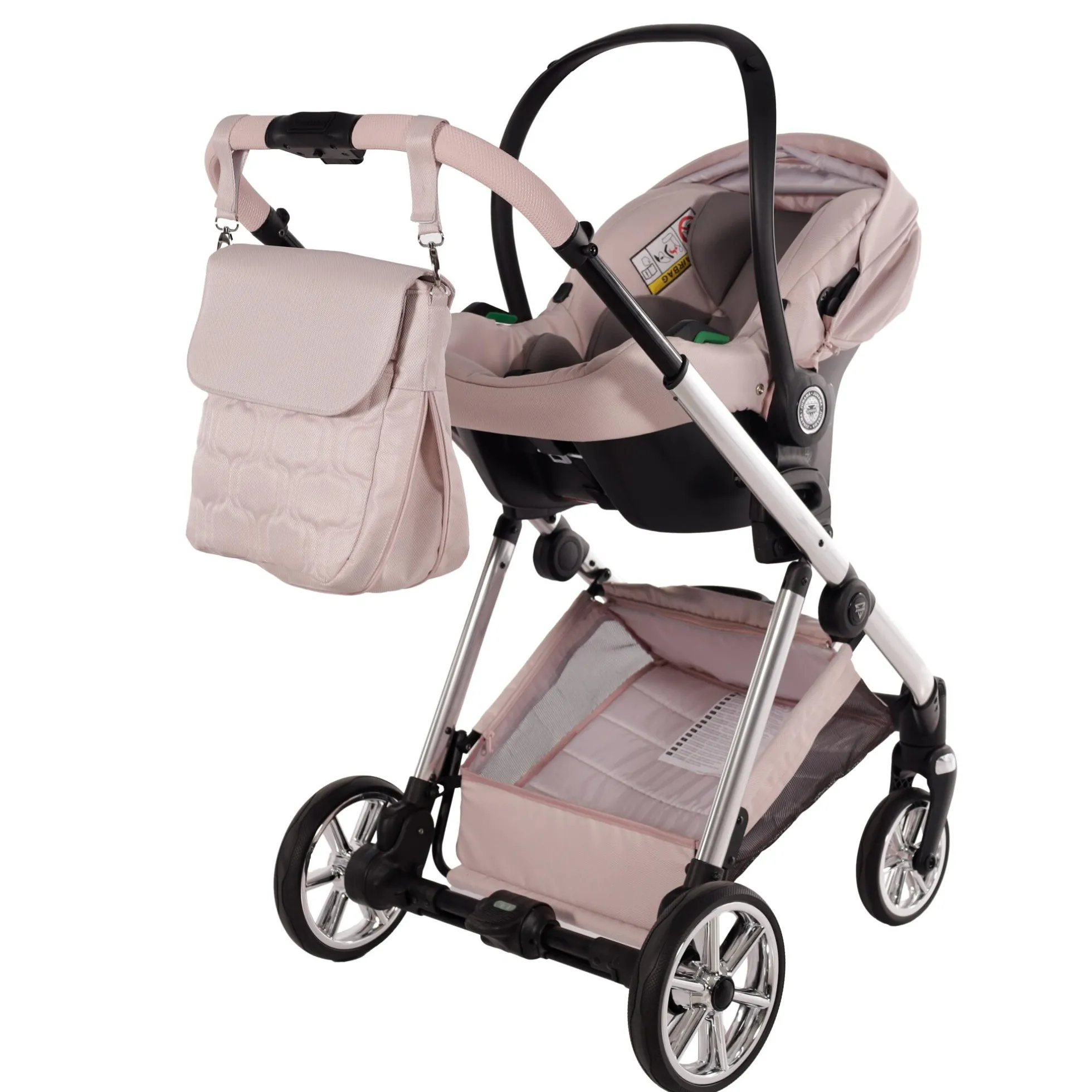 Elegant Cochecito De Bebé Duo Rosa